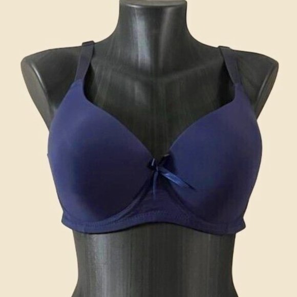 Navy Blue Full Coverage Bra... Brand: Emily Johnson - Picture 1 of 3